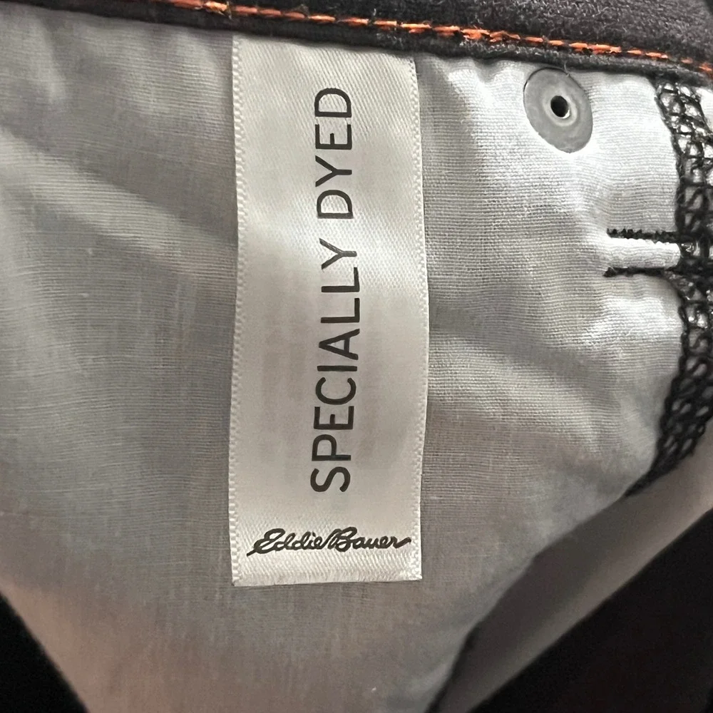 Eddie Bauer Corduroy Pants Mens 38x34 Brown Straight Fit 13207090